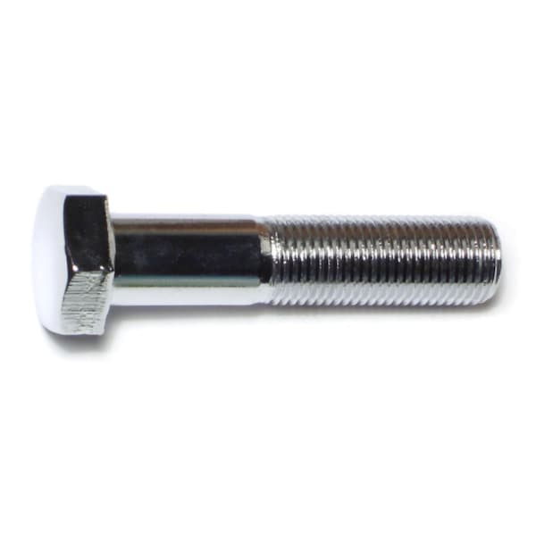 Midwest Fastener Grade 5, 1/2"-20 Hex Head Cap Screw, Chrome Plated Steel, 2-1/4 in L, 5 PK 75386 - main